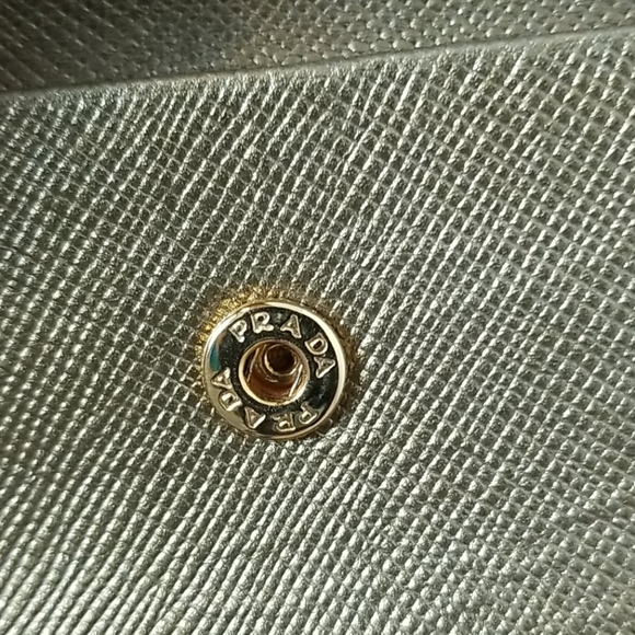 PRADA VINTAGE TRI- FOLD WALLET IN BROWN - Picture 9 of 9